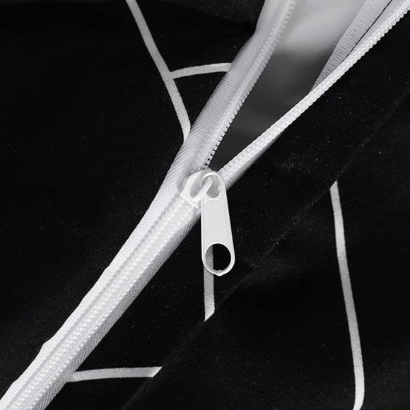 2 Pieces 100% Brushed Microfiber Striped Duvet Cover Set for Kids, Super… - Picture 5 of 10